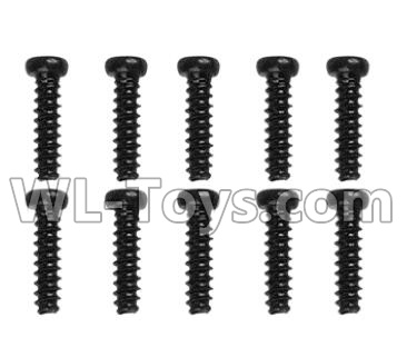 Xinlehong Toys 9130 screws-Pan head Cross recessed screws(10PCS)-2.6×7PBHO Parts-LS09,XinleHong Toys 9130 Parts