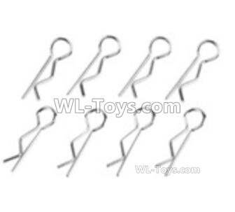 XinLeHong Toys Q901 R-shape Pin,Vehicle housing clip(8pcs)-WJ14,XinLeHong Toys Q901 Parts