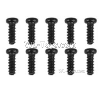 XinLeHong Toys Q902 LS01 Round head screw(10pcs)-2X7PBHO,XinLeHong Toys Q902 Parts