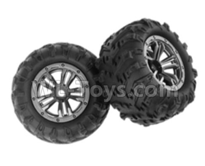XinLeHong Toys 9145 Parts-Whole Wheel Unit-2 Set-45-ZJ03,XinLeHong Toys 9145 RC Car Parts,XinLeHong Toys 1/20 Parts