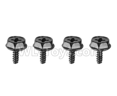 XinLeHong Toys 9145 Parts-Lock screw-4pcs-45-WJ01,XinLeHong Toys 9145 RC Car Parts,XinLeHong Toys 1/20 Parts