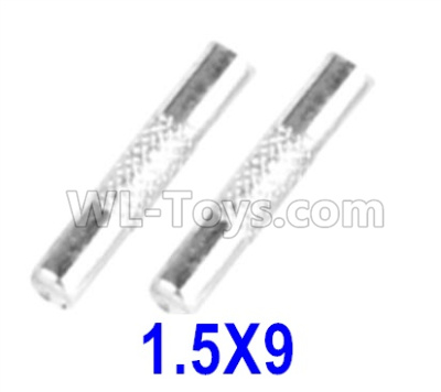 XinLeHong Toys 9145 Parts-Optical axis-1.5×9mm,Total 2pcs,45-WJ06,XinLeHong Toys 9145 RC Car Parts,XinLeHong Toys 1/20 Parts