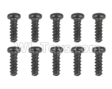 XinLeHong Toys 9145 Parts-LS09 Pan head Cross recessed screws(10PCS)-2.6×7PBHO,XinLeHong Toys 9145 RC Car Parts,XinLeHong Toys 1/20 Parts