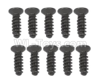 XinLeHong Toys 9145 Parts-LS10 Pan head Cross recessed screws(10PCS)-2.6×8KBHO,XinLeHong Toys 9145 RC Car Parts,XinLeHong Toys 1/20 Parts