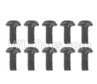 XinLeHong Toys 9145 Parts-LS14 Pan head Cross recessed screws(10PCS)-2.5×6×5PWMHO,XinLeHong Toys 9145 RC Car Parts,XinLeHong Toys 1/20 Parts