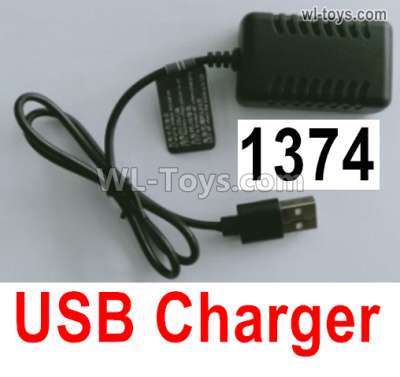 Wltoys 16800 USB Charger. 1374. 7.4V 2000mAh USB Charger wire and Balance charger. 1/16 8ch Wl-Model Wltoys 16800 RC Excavator Parts Accessories