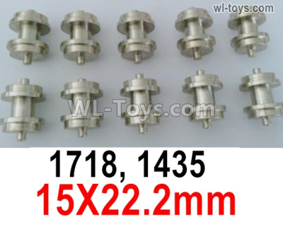 Wltoys 16800 Training wheel assembly. 1718 Total 10pcs. ( The old number is 1435. Now the New number we call it 1718. ) 1/16 8ch Wl-Model Wltoys 16800 RC Excavator Parts Accessories