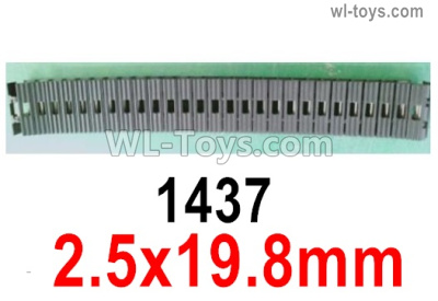 Wltoys 16800 Caterpillar Track Assembly. 1437. 2.5x19.8mm.  1/16 8ch Wl-Model Wltoys 16800 RC Excavator Parts Accessories