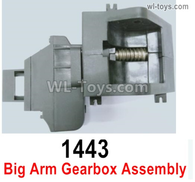 Wltoys 16800 Big Arm gear box assembly. 1443 1/16 8ch Wl-Model Wltoys 16800 RC Excavator Parts Accessories