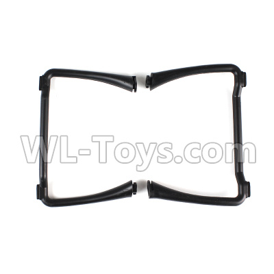 SJRC S70W Spare Parts-17-01 Landing skid(2pcs)-Black,SJR/C S70W RC Racing Drone Parts,SJ S70W RC Quadcopter Spare parts,SJRC S70W RC Drone parts