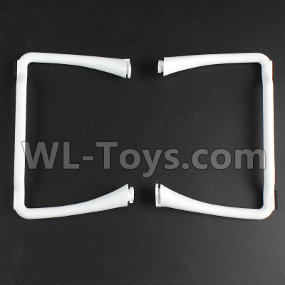 SJRC S70W Spare Parts-17-02 Landing skid(2pcs)-White,SJR/C S70W RC Racing Drone Parts,SJ S70W RC Quadcopter Spare parts,SJRC S70W RC Drone parts