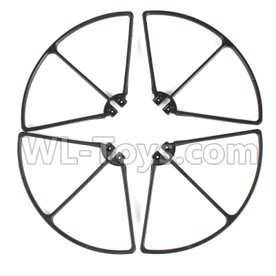 SJRC S70W Spare Parts-25-01 Outer protect frame(4pcs)-Black,SJR/C S70W RC Racing Drone Parts,SJ S70W RC Quadcopter Spare parts,SJRC S70W RC Drone parts