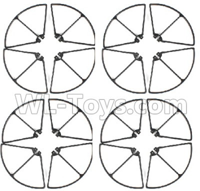 SJRC S70W Spare Parts-25-02 Outer protect frame(16pcs)-Black,SJR/C S70W RC Racing Drone Parts,SJ S70W RC Quadcopter Spare parts,SJRC S70W RC Drone parts