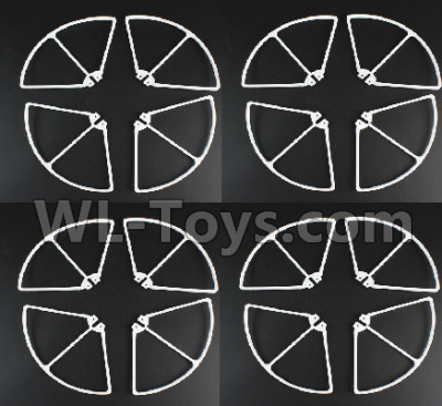 SJRC S70W Spare Parts-26-02 Outer protect frame(16pcs)-White,SJR/C S70W RC Racing Drone Parts,SJ S70W RC Quadcopter Spare parts,SJRC S70W RC Drone parts