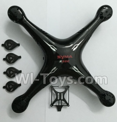 SYMA X5S X5SW X5SC Parts-02 Fuselage,Upper and bottom shell cover-Black For SYMA X5S X5SC X5SC Quadcopter UFO parts