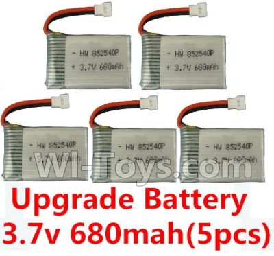 SYMA X5S X5SW X5SC Parts-25 Upgrade 3.7v 680mah battery(5pcs) For SYMA X5S X5SC X5SC Quadcopter UFO parts