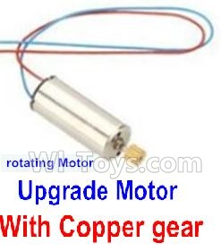 SYMA X5S X5SW X5SC Parts-40 Upgrade rotating Motor with red and Blue wire(1pcs)-With copper gear For SYMA X5S X5SC X5SC Quadcopter UFO parts