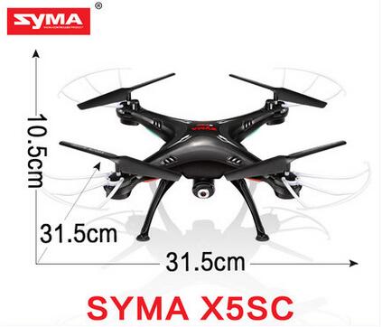 SYMA X5SC Quadcopter-Black (include the 2,000,000 Pixels Camera unit,with the headless mode function) For SYMA X5S X5SC X5SC Quadcopter UFO parts