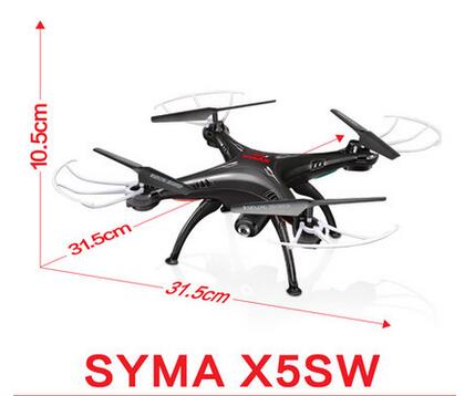 SYMA X5SW Quadcopter-Black (include the 300,000 Pixels Camera unit,with FPV Real-time transmission By your phone ,and with the headless function) For SYMA X5S X5SC X5SC Quadcopter UFO parts