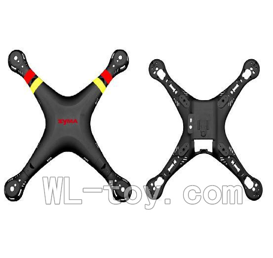 SYMA X8 X8C RC Quadcopter Parts-01 Upper and lower shell cover-Black