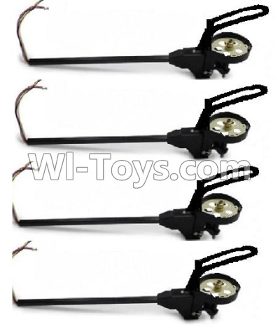 SongYang Toys X10 Parts-06 Rotating Motor Assembly(2pcs) & Reversing-rotating Motor Assembly(2PCS) For the SY X10 UFO X-10 RC Quadcopter