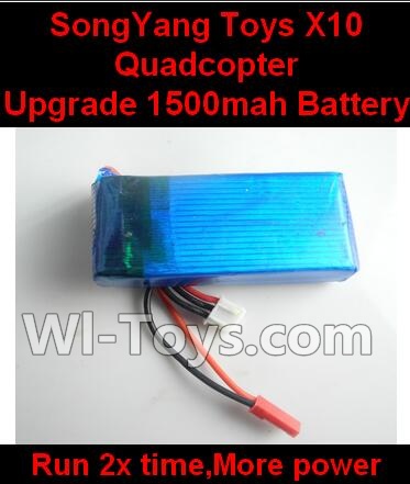 SongYang Toys X10 Parts-23 Upgrade 7.4v 1500mah Battery 20C for SongYang X10 Quadcopter For the SY X10 UFO X-10 RC Quadcopter