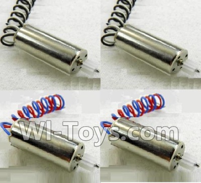 SongYang toys X11 Parts-11 Reversing-rotating Motor with Black and white wire(2pcs) & rotating Motor with red and Blue wire(2pcs) For the SY X11 UFO X-11 RC Quadcopter