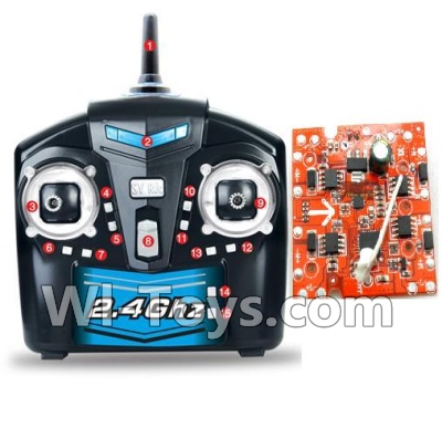 SongYang toys X11 Parts-18 Transmitter & Circuit board For the SY X11 UFO X-11 RC Quadcopter
