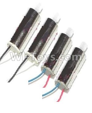 SongYang toys X12 Parts-08 Rotating Motor with red and blue wire(2pcs) & Reversing-rotating Motor with black and white wire(2pcs) For the SY X12 UFO X-12 RC Quadcopter