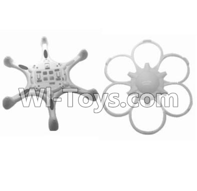 SongYang toys X15 Parts-03 Upper and Bottom shell cover,Bottom canopy For the SY X15 UFO X-15 RC Quadcopter