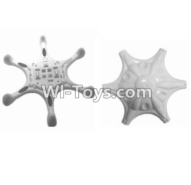 SongYang toys X16 Parts-03 Upper and Bottom shell cover,Bottom canopy For the SY X16 UFO X-16 RC Quadcopter