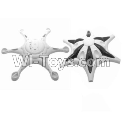 SongYang toy X17 Parts-03 Upper and Bottom shell cover,Bottom canopy For the SY X17 UFO X-17 RC Quadcopter