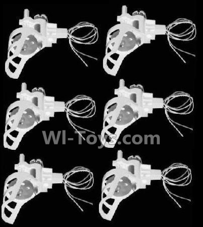 SongYang toy X17 Parts-07 Rotating Motor Assembly(3pcs) & Reversing-rotating Motor Assembly(3pcs) For the SY X17 UFO X-17 RC Quadcopter