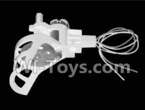 SongYang toy X17 Parts-09 Reversing-rotating Motor Assembly(Include the Motor seat,Main Motor and main gear-1pcs) For the SY X17 UFO X-17 RC Quadcopter