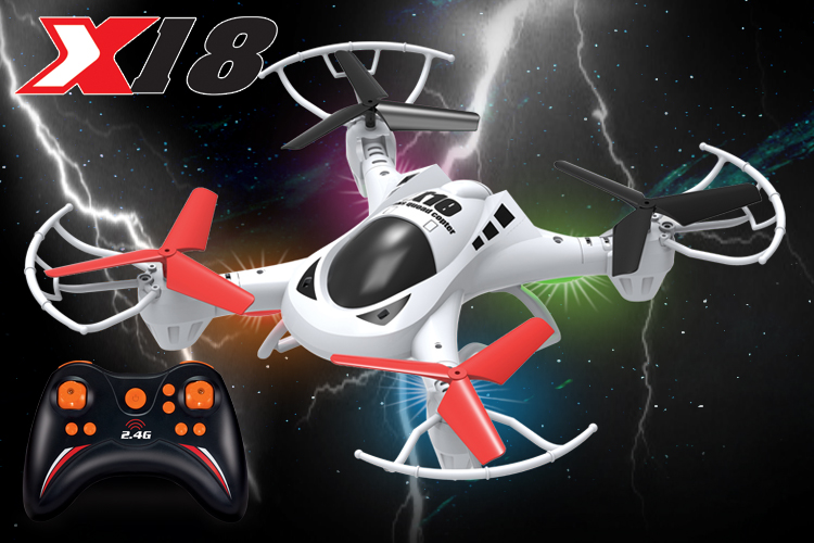 SongYang toys X18 X-18 Quadcopter SY X18 UFO rc drone Battery 2 4G