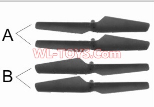 SongYang toys X2 Parts-03 Main rotor blades,Propellers(4pcs) For the SongYang toys X2 RC Quadcopter UFO,Drone,helicopter parts