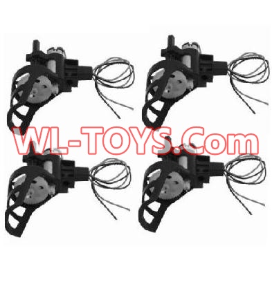 SongYang toys X2 Parts-12 Rotating Motor Assembly(2PCS) & Reversing-rotating Motor Assembly(2PCS) For the SongYang toys X2 RC Quadcopter UFO,Drone,helicopter parts