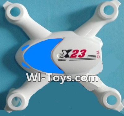 SongYang Toys X23 Spare Parts-04 Upper shell cover-Blue,SongYang Toys X23 RC Drone Quadcopter Spare Parts,SY X23 RC Drone Replacement Accessories