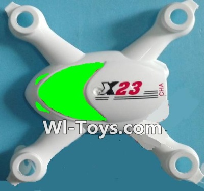 SongYang Toys X23 Spare Parts-05 Upper shell cover-Green,SongYang Toys X23 RC Drone Quadcopter Spare Parts,SY X23 RC Drone Replacement Accessories