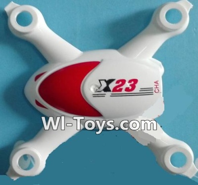 SongYang Toys X23 Spare Parts-06 Upper shell cover-Red,SongYang Toys X23 RC Drone Quadcopter Spare Parts,SY X23 RC Drone Replacement Accessories