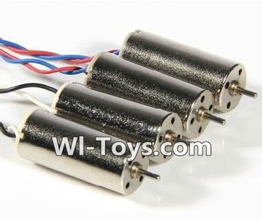 SongYang Toys X23 Spare Parts-15 rotating Motor with red and blue wire(2pcs-CW) & Reversing-rotating Motor with black and white wire(2pcs-CCW),SongYang Toys X23 RC Drone Quadcopter Spare Parts,SY X23 RC Drone Replacement Accessories