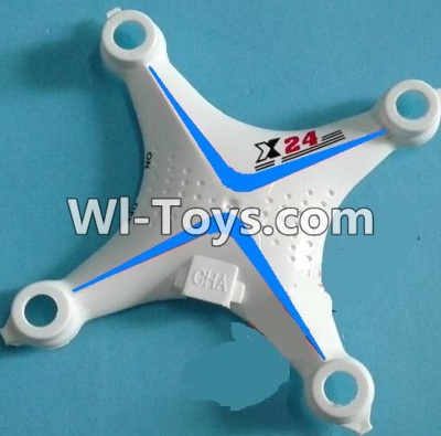 SongYang Toys X24 Spare Parts-04 Upper shell cover-Blue,SY X24 RC Quadcopter Spare parts Accessories,SongYang Toys X24 RC Drone Replacement Parts