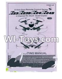 SongYang Toys X24 Spare Parts-28 English Manual,SY X24 RC Quadcopter Spare parts Accessories,SongYang Toys X24 RC Drone Replacement Parts