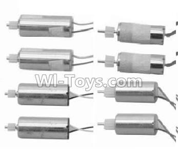 SongYang toys X25 Parts-11 Rotating Motor and Reversing-Rotating motor(4pcs) & The side motor for the Front and Rear wheel(4pcs) For the SY X25 UFO X-25 RC Quadcopter