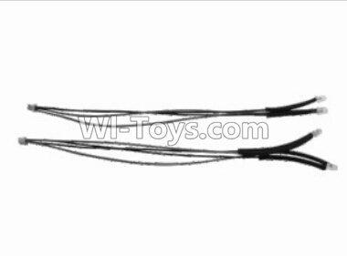 SongYang toys X25 Parts-19 Rear light wire unit for the Quadcopter(2pcs) For the SY X25 UFO X-25 RC Quadcopter