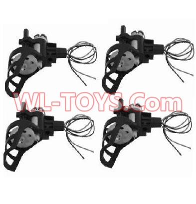 SongYang toys X3 Parts-12 Rotating Motor Assembly(2PCS) & Reversing-rotating Motor Assembly(2PCS) for the SongYang X3 Quadcopter SY X3 UFO rc drone