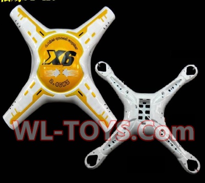 SongYang toys X6 Parts-01 Upper and bottom shell cover,Upper canopy
