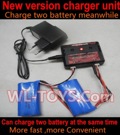 SongYang toys X6 Parts-19 Upgrade New version charger and balance charger-Can charge two battery at the same time(Not include the 2x Battery)
