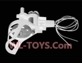 SongYang toys X7 Parts-08 Reversing-rotating Motor Assembly(Include the Motor seat,Main Motor and main gear)-1pcs-(The motor cover Color is Blue)