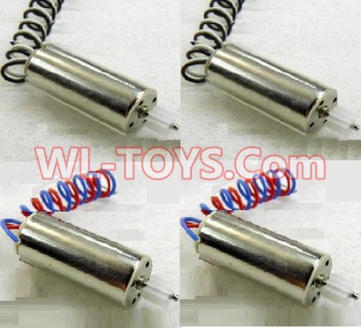 SongYang toys X7 Parts-12 Reversing-rotating Motor with Black and white wire(2pcs) & rotating Motor with red and Blue wire(2pcs)